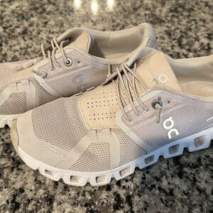 On Running Light Beige Athletic Shoes